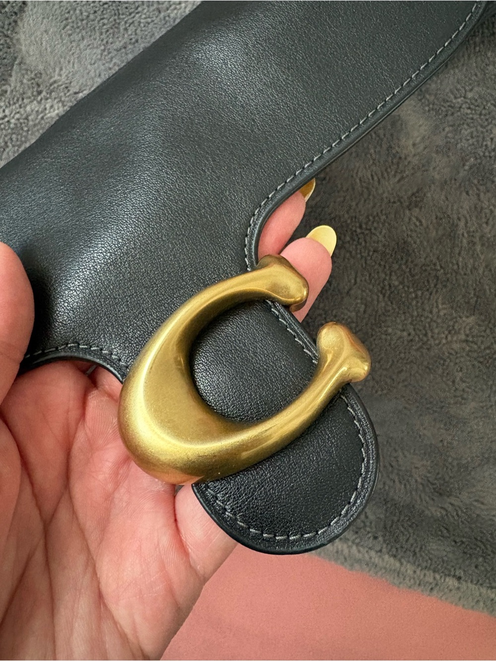 Coach Tabby Shoulder Bag 26 in Black with Gold Hardware - Picture 10 of 10